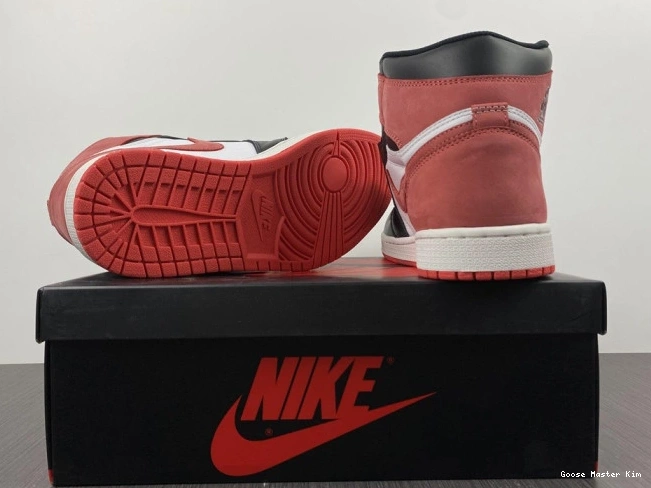 1 Retro Air Red 555088-112 Jordan Track High 0814